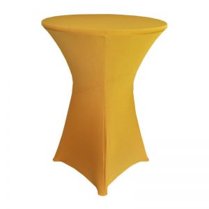 gold high bar table stretch cover