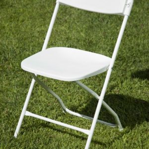 White folding chair hire dublin