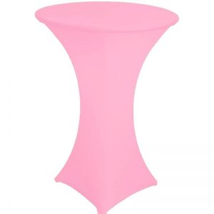 Baby pink stretch table spandex