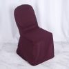 burgundy chair cover hire