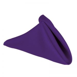 cadbury purple napkin hire