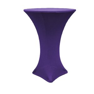 purple poseur table spandex